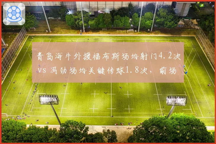 青岛海牛外援福布斯场均射门4.2次 vs 冯劲场均关键传球1.8次,前场贡献对比